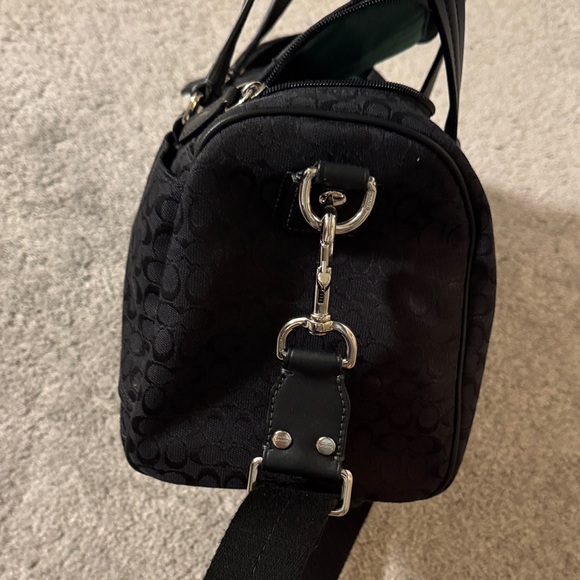 Coach Black Signature Train Case - Picture 4 of 6